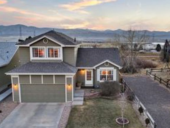 aerial view of the house