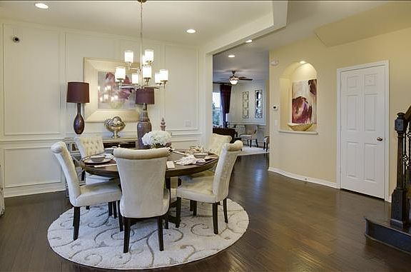 light-filled dining room
