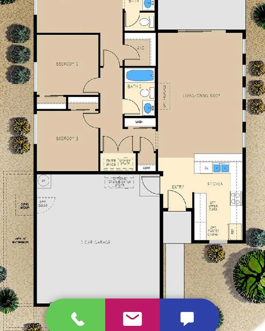 3 bed, 2.0 bath, 1220 sqft, $2,300 — Photo 3