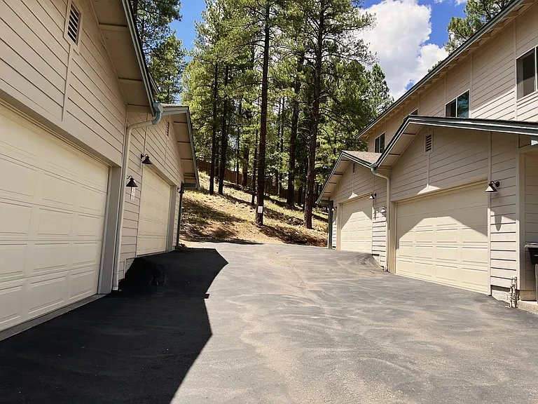 driveway (all four units on property shown)