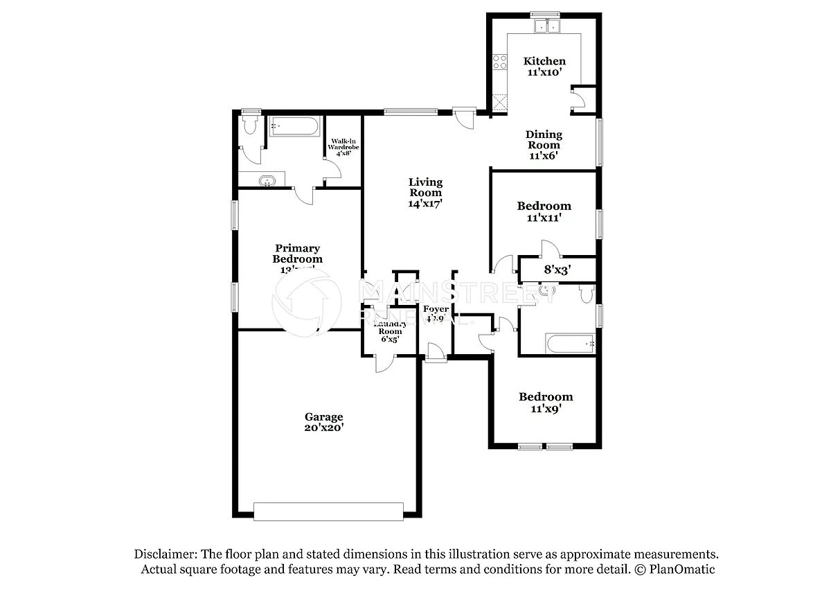Floor Plan - 1231 Cherokee St