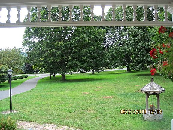 view from front porch