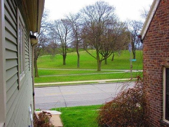 View of Humboldt Park from deck.