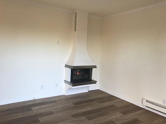 Aesthetic gas fireplace activated with light switch