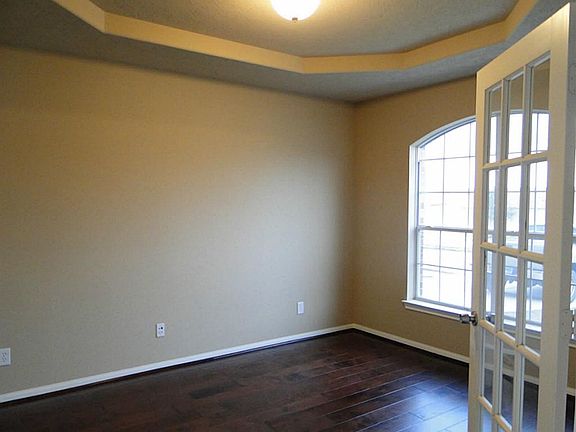 Executive study with French doors.