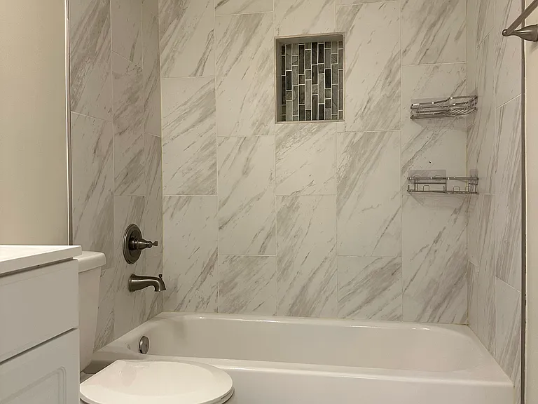 Hallway bathroom