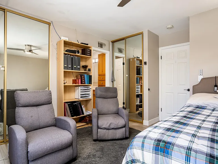 Master bedroom has 2 closets.