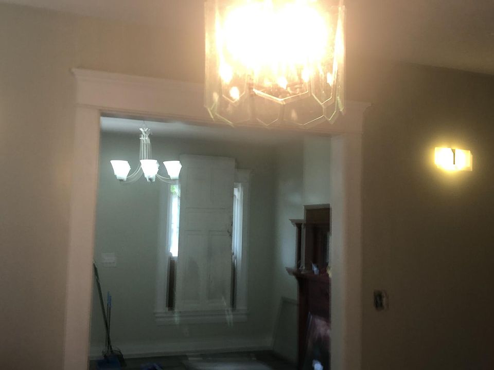 living room with new led wall light new floor