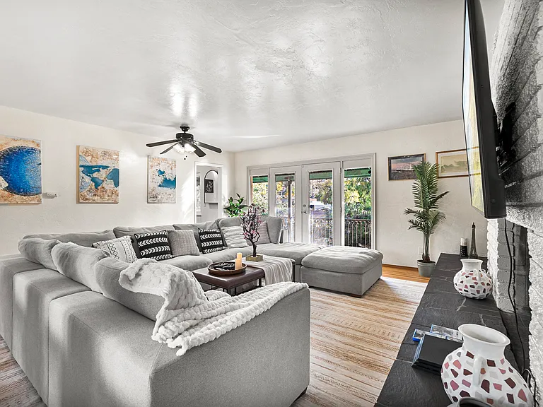 A spacious living room perfect for cozy nights and lively gatherings!
