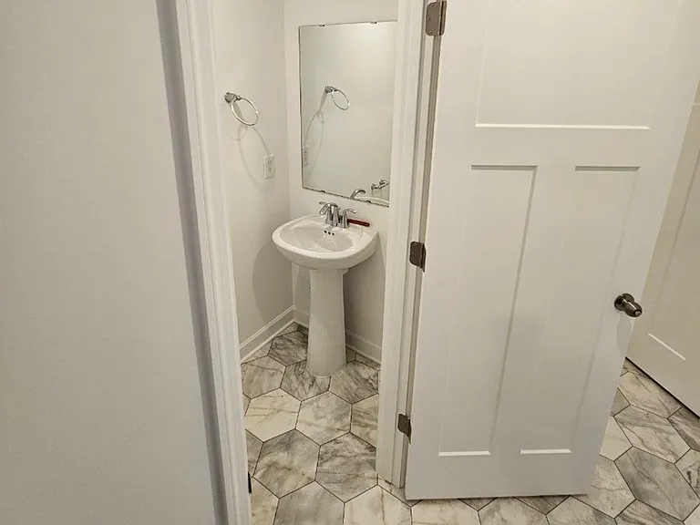 Half bath on main floor