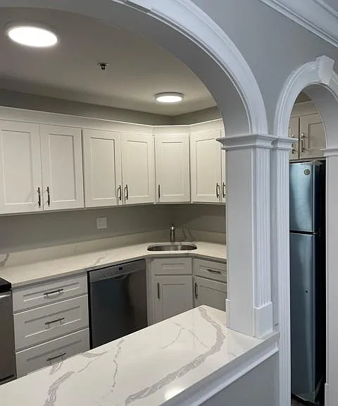 Bar Countertop into Kitchen