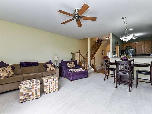 The family room is a great size and is open to the dining room and kitchen.  This is great for famil