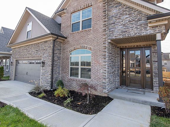 Mahagony stained front door
