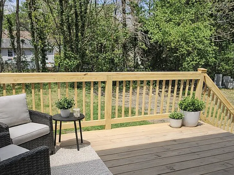 Backyard, Rear Deck