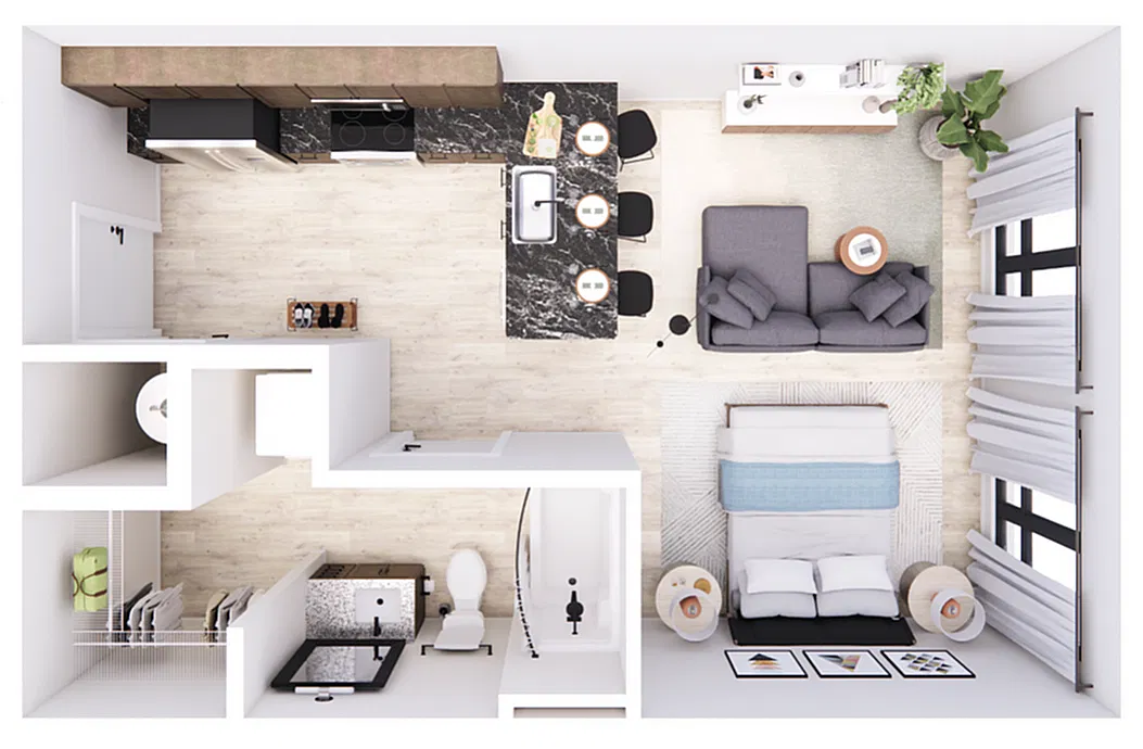 Floor plan Trace-0B