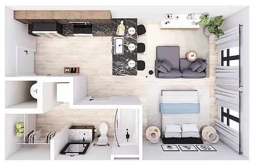 Floor plan Trace-0B