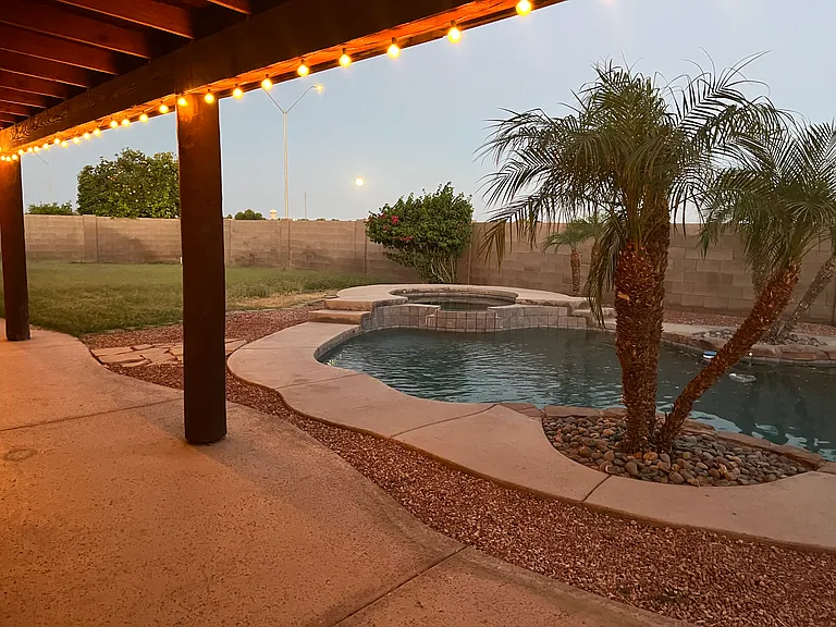 Pool/backyard