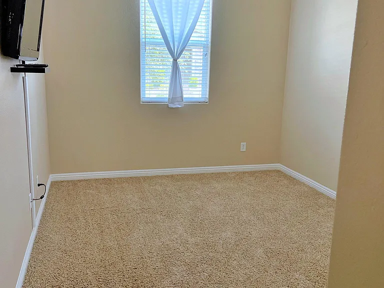 Guest Bedroom 1. has TV installed