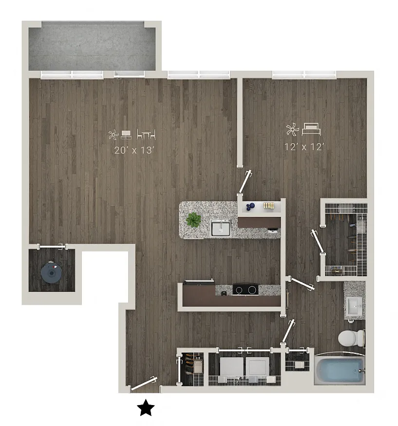 Floor plan A8