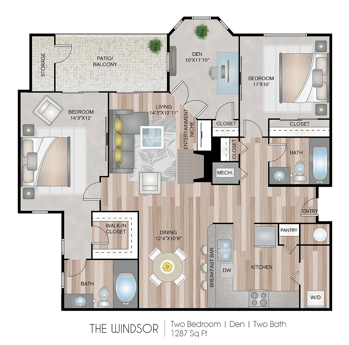 Floor plan The Windsor
