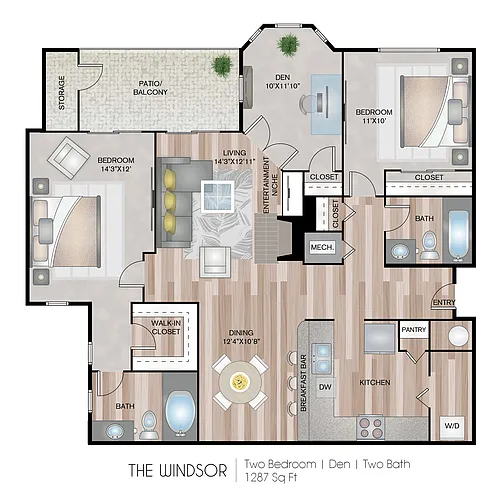Floor plan The Windsor