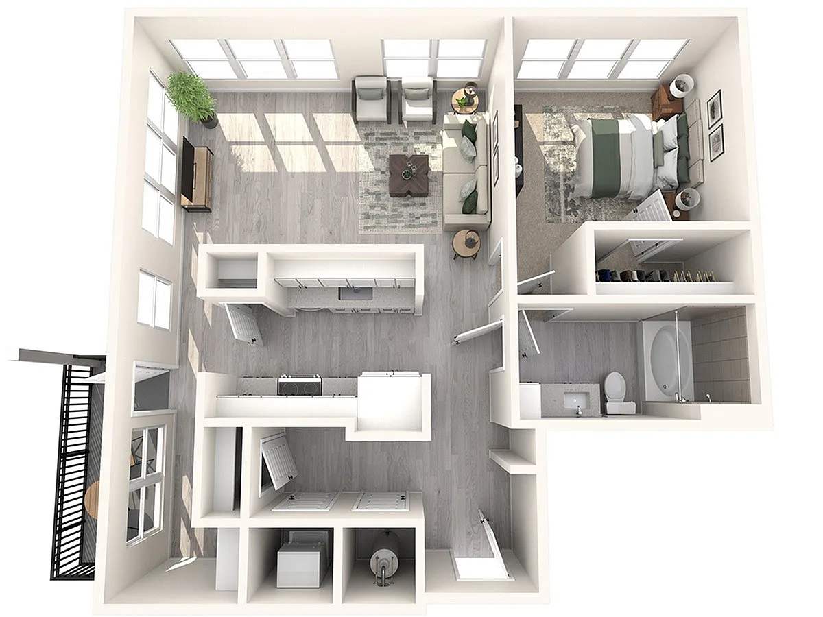 Floor plan A13