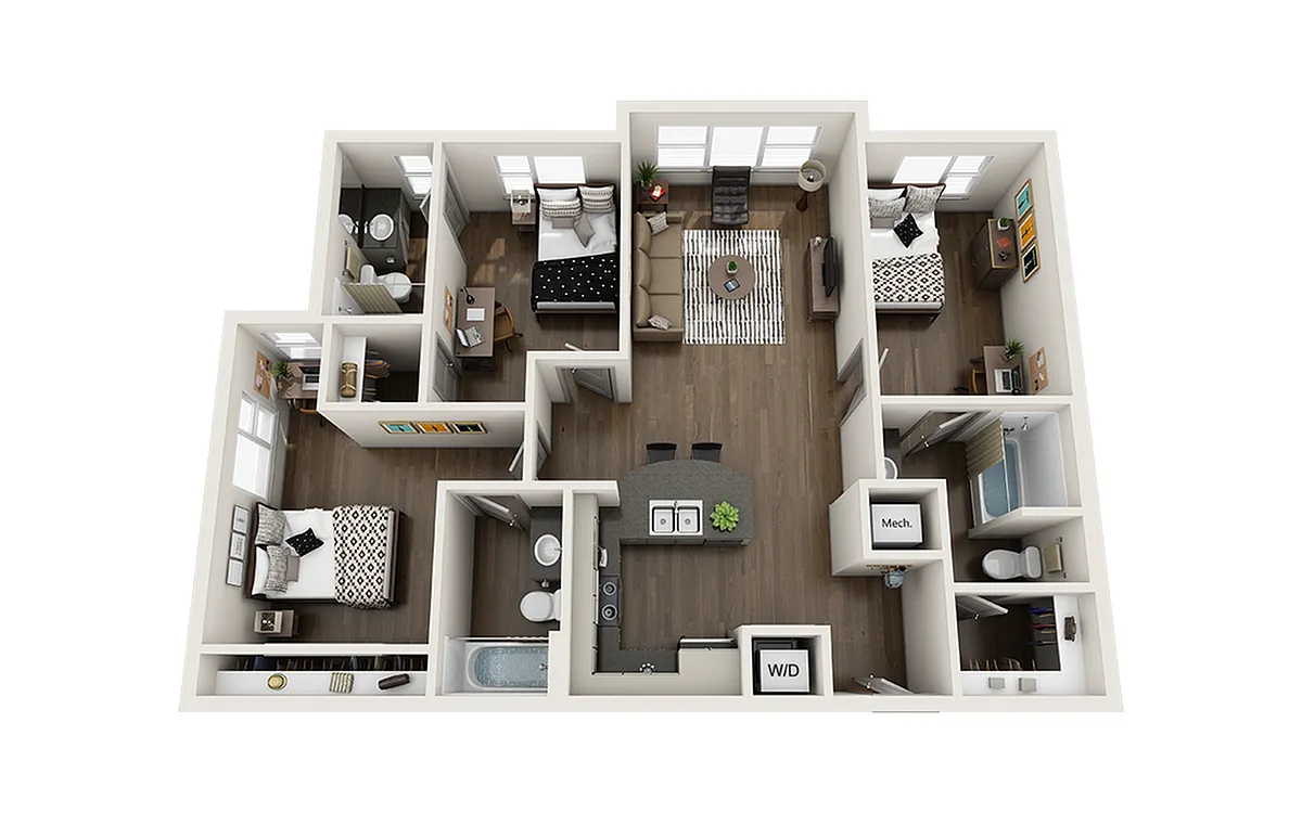 Floor plan Meridian
