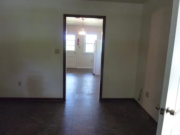 Living room into kitchen
