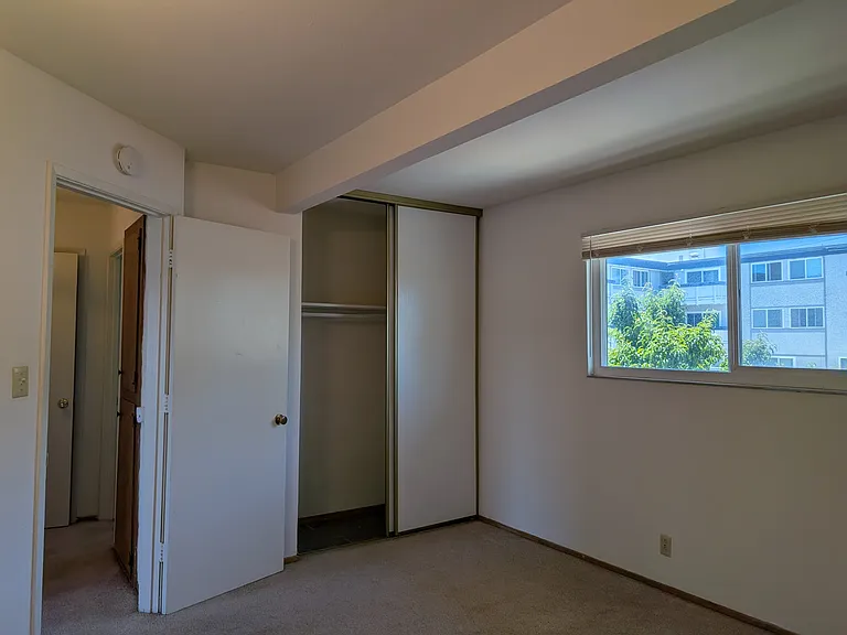 Large bedroom with a good size closet