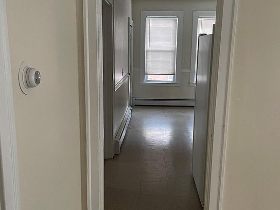 hallway from living room to kitchen