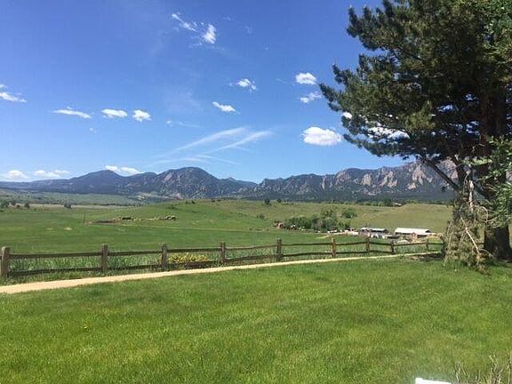 View just steps from back deck