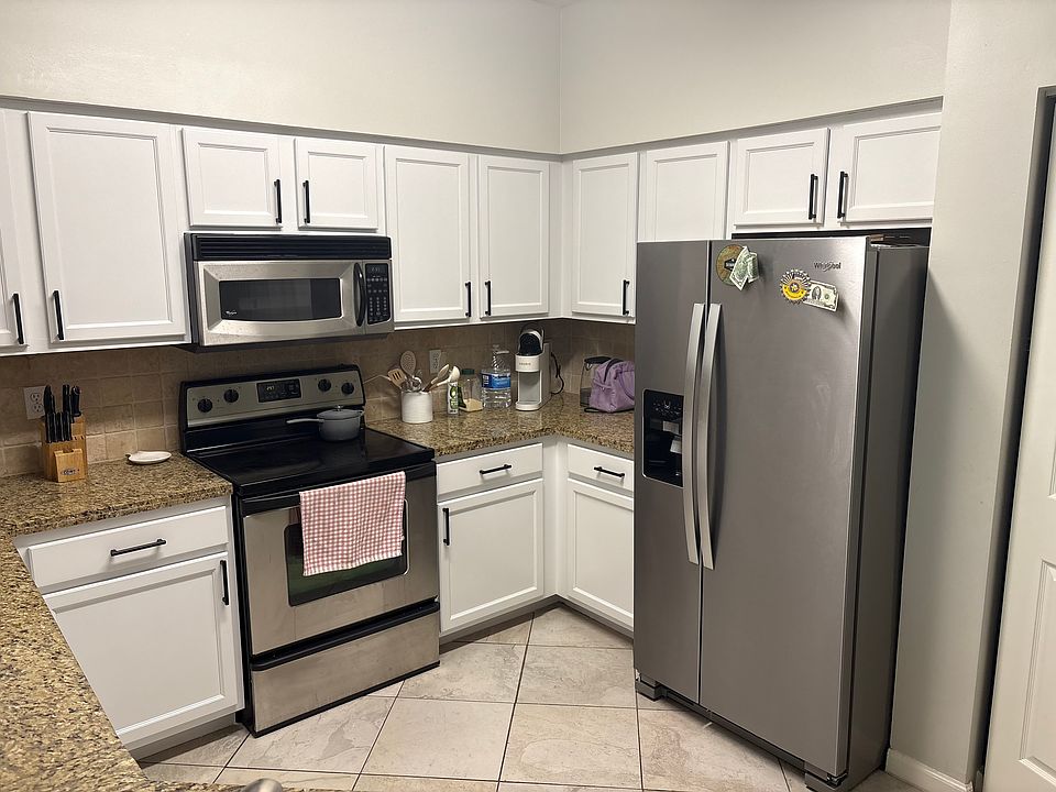 Kitchen - with under counter lighting & see kitchen backsplash picture for final update