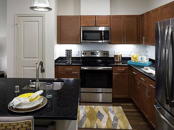 Sleek Kitchen with Stainless Steel Appliances