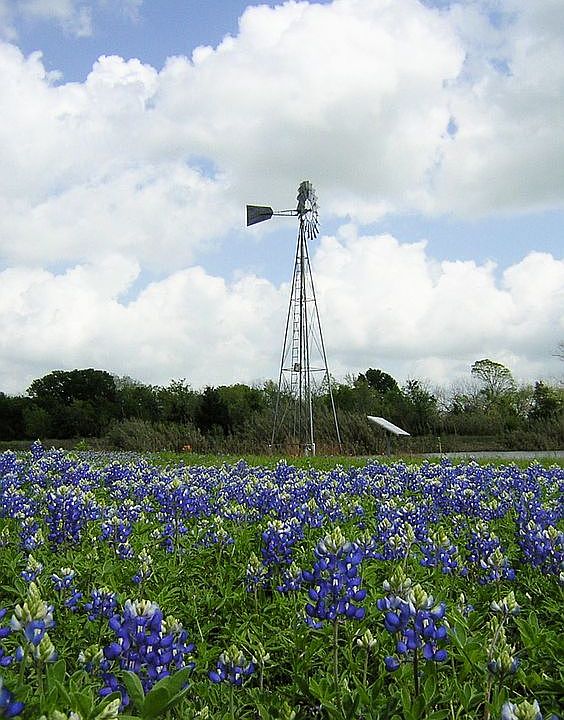 working vintage windmill