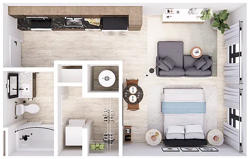 Floor plan Trace-0A