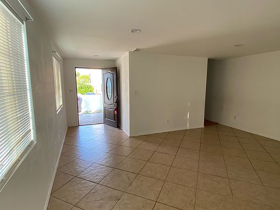 Living room off the front entry way
