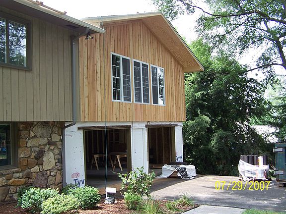 New Cedar siding