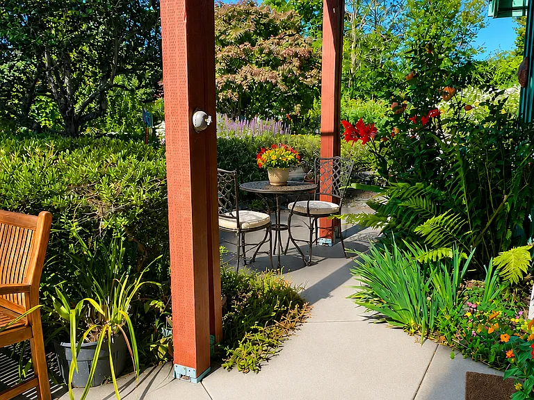 Private patio