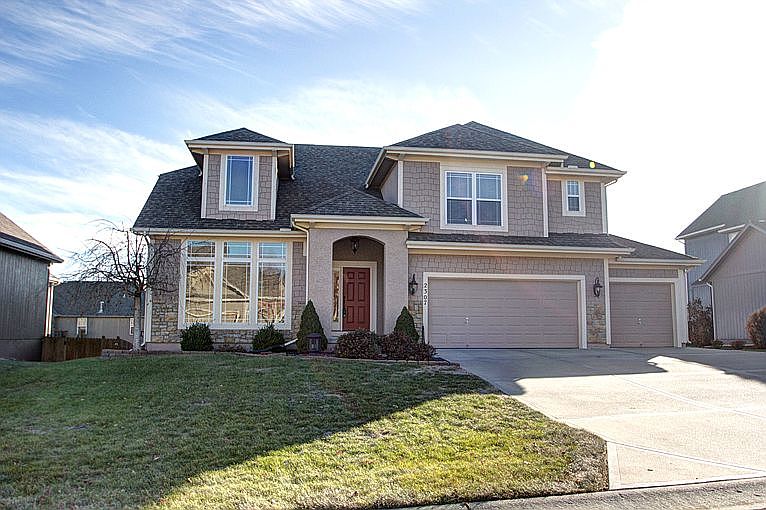 Front elevation of home