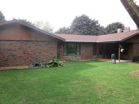 large fenced in yard