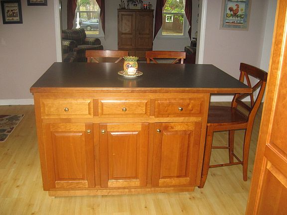 Beautiful custom made cherry cabinets
