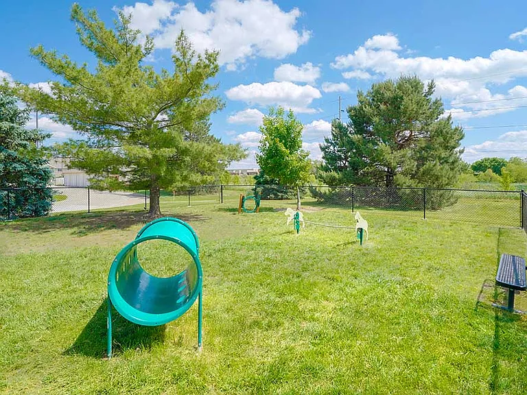 Treat your furry friend to off-leash fun and fresh air at the fully fenced West Dog Park.