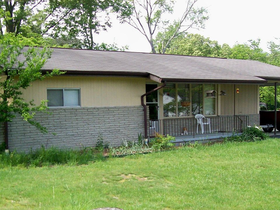 Front left of house