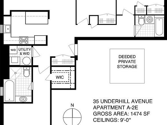 3rd image of 35 Underhill Ave #A2e