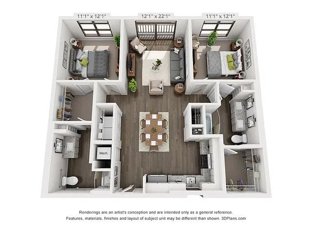 Floor plan B3