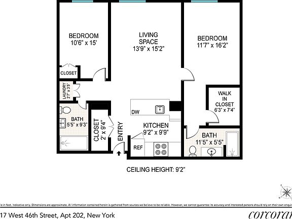 2nd image of 517 W 46th St APT 202