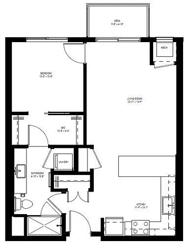 Floor plan B1-E