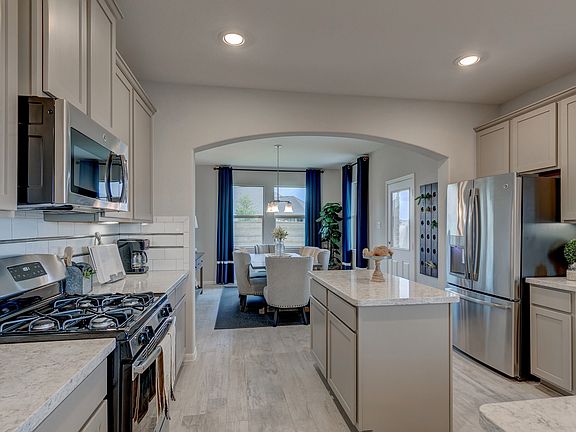Striking kitchen with island