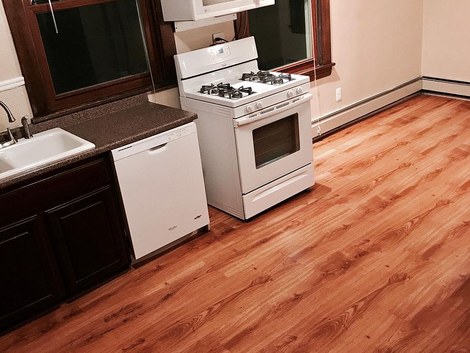 Kitchen and Room for a Table and Chairs.