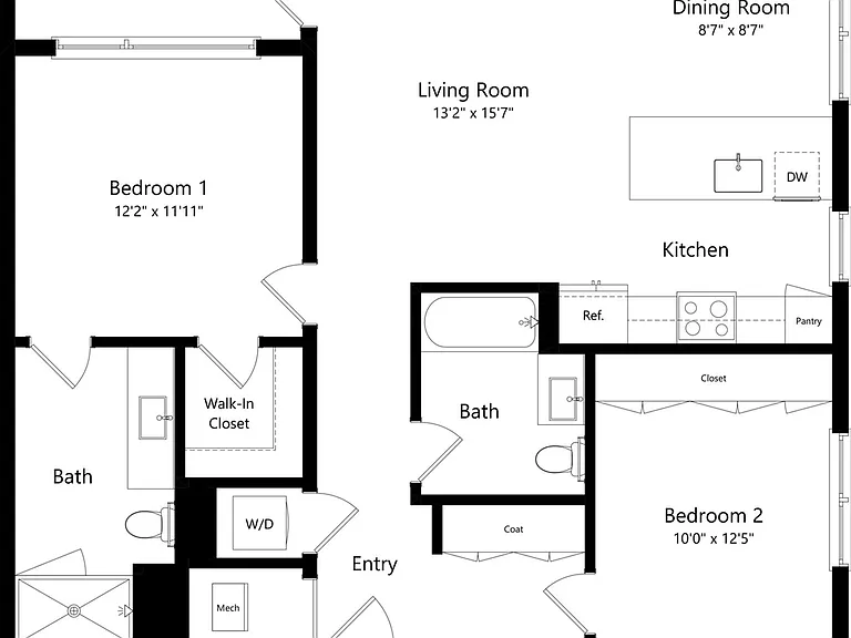 2 bed 2 bath in Glendale | 1092 sq ft 2 bed 2 bath in Glendale | 1092 sq ft